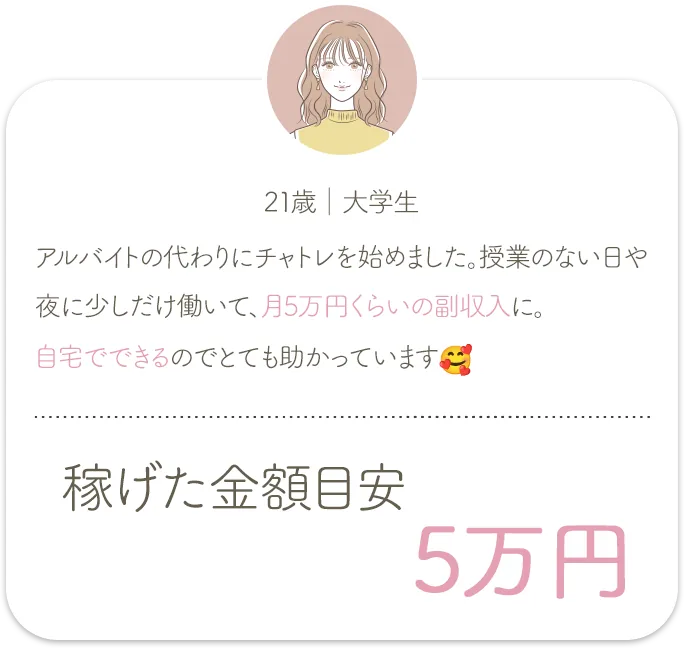 女性の声①